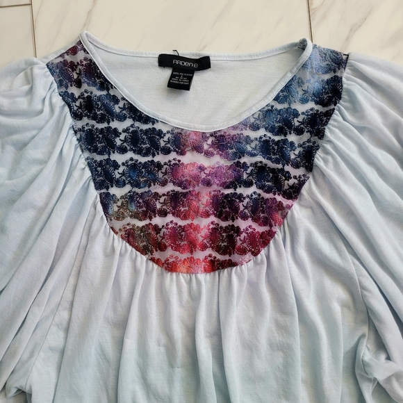 Tie dyed lace blouse - Picture 3 of 5